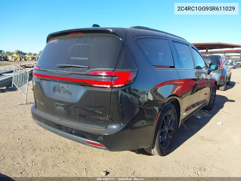 2C4RC1GG9SR611029 2025 Chrysler Pacifica Limited