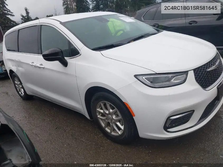 2C4RC1BG1SR581645 2025 Chrysler Pacifica Select