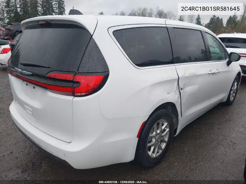 2C4RC1BG1SR581645 2025 Chrysler Pacifica Select