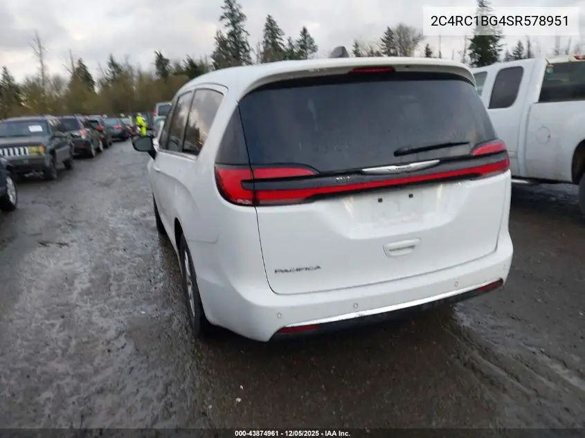 2C4RC1BG4SR578951 2025 Chrysler Pacifica Select