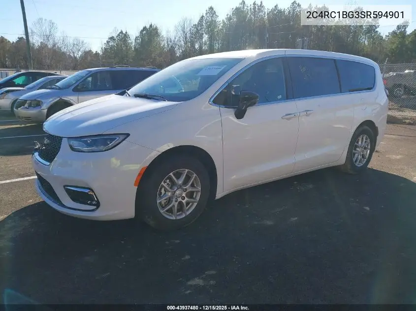 2C4RC1BG3SR594901 2025 Chrysler Pacifica Select