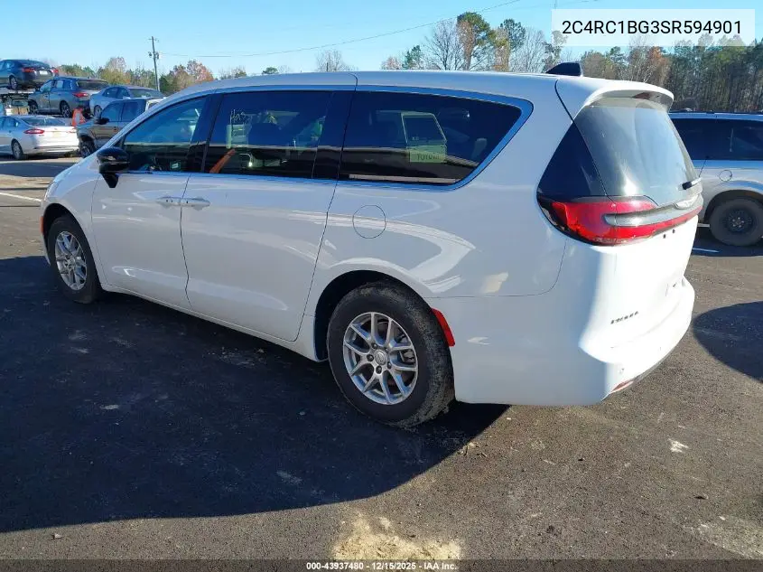 2C4RC1BG3SR594901 2025 Chrysler Pacifica Select