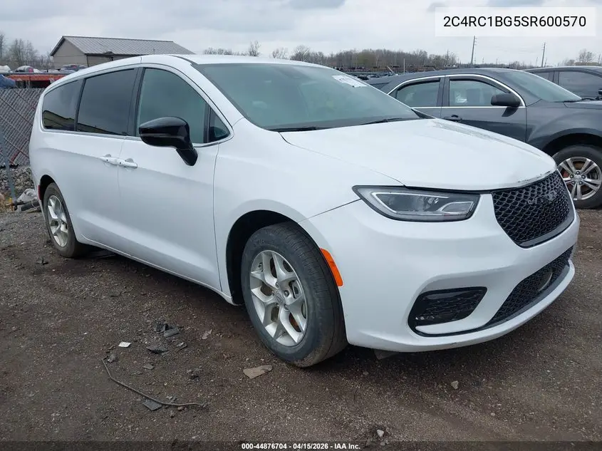 2C4RC1BG5SR600570 2025 Chrysler Pacifica Select