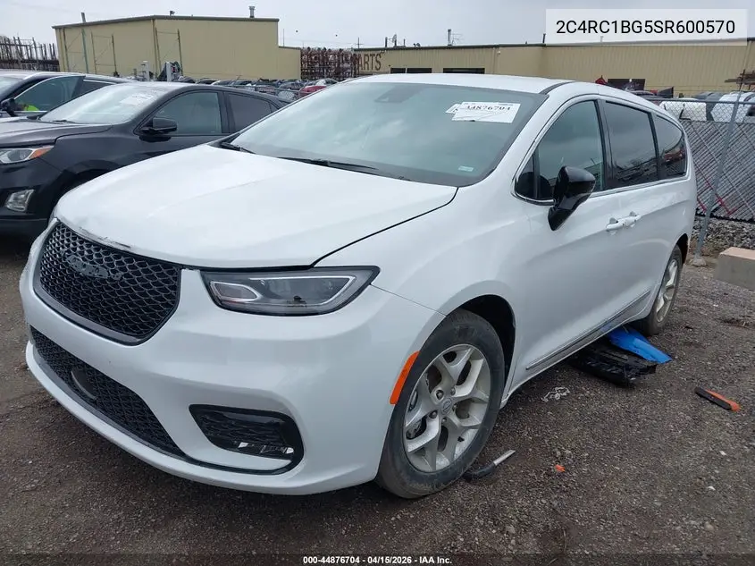 2C4RC1BG5SR600570 2025 Chrysler Pacifica Select