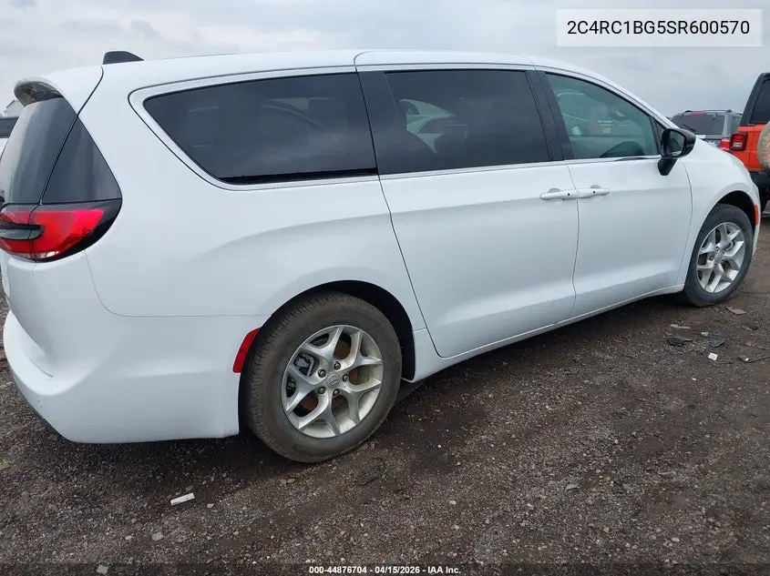 2C4RC1BG5SR600570 2025 Chrysler Pacifica Select
