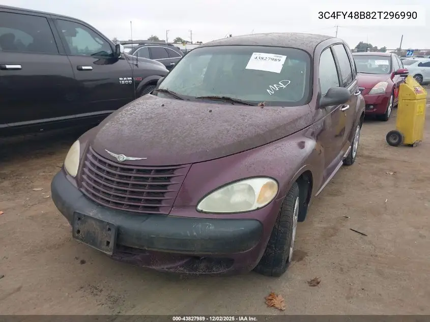 3C4FY48B82T296990 2002 Chrysler Pt Cruiser