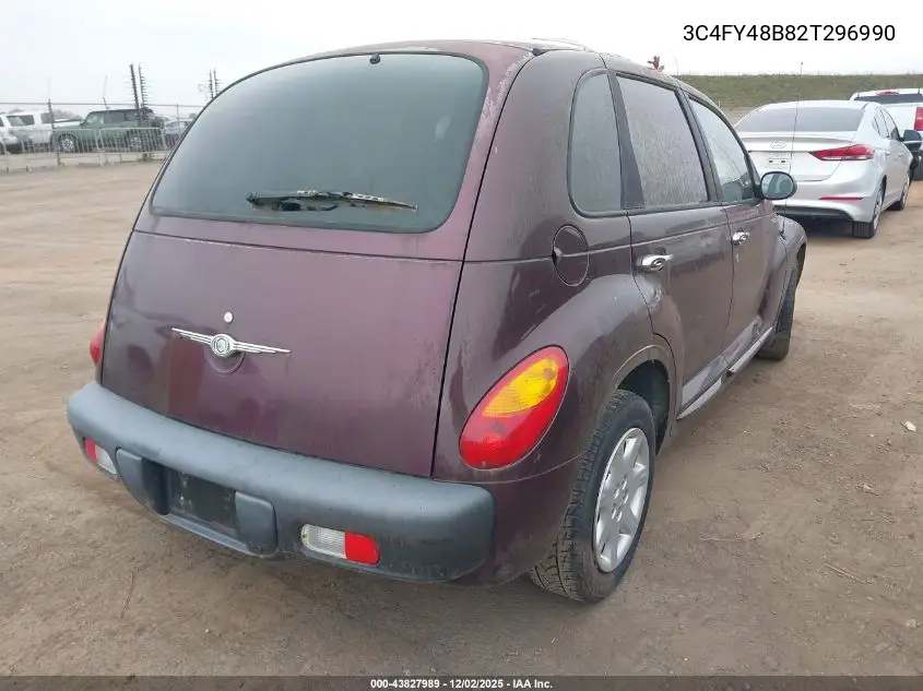 3C4FY48B82T296990 2002 Chrysler Pt Cruiser