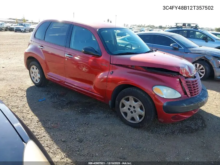 3C4FY48B12T357502 2002 Chrysler Pt Cruiser