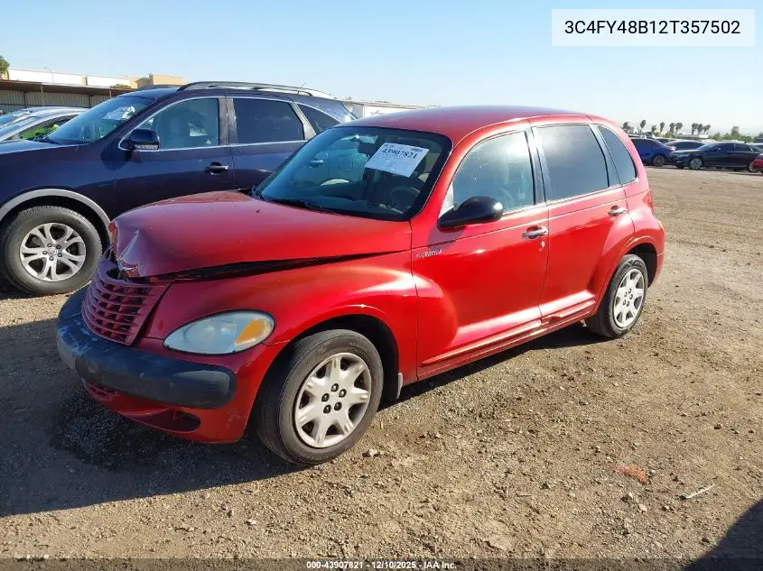 3C4FY48B12T357502 2002 Chrysler Pt Cruiser