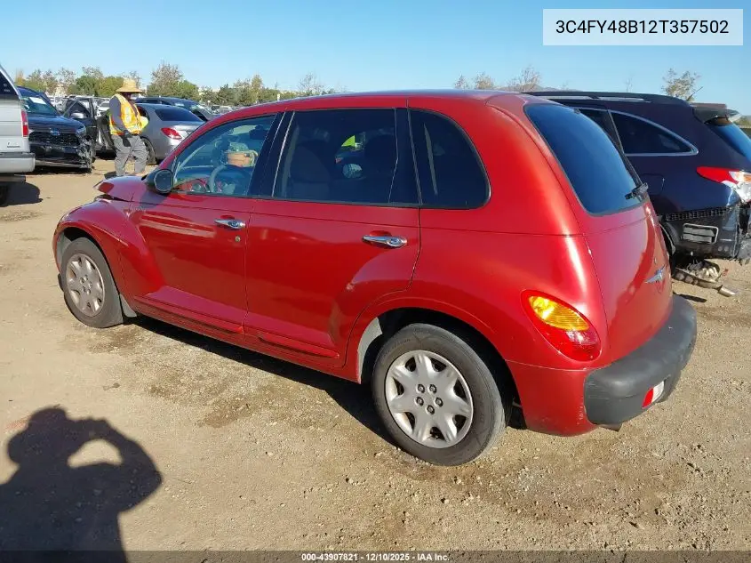 3C4FY48B12T357502 2002 Chrysler Pt Cruiser
