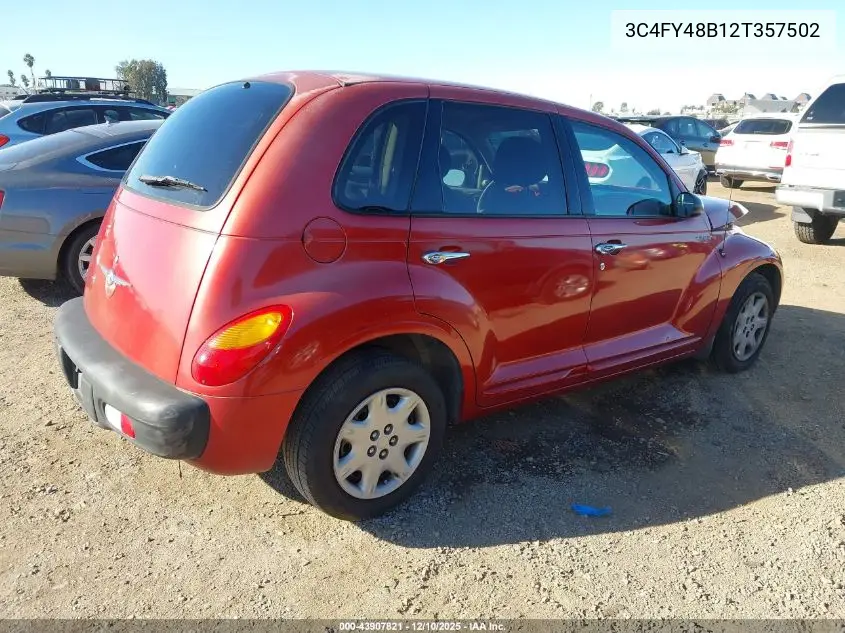 3C4FY48B12T357502 2002 Chrysler Pt Cruiser
