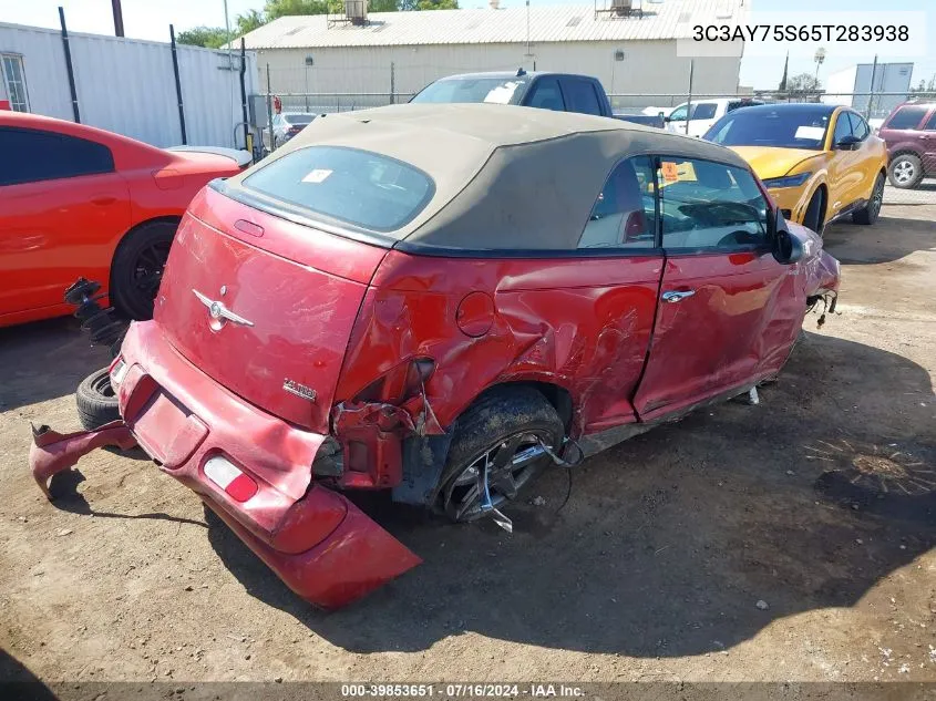 2005 Chrysler Pt Cruiser Gt VIN: 3C3AY75S65T283938 Lot: 39853651