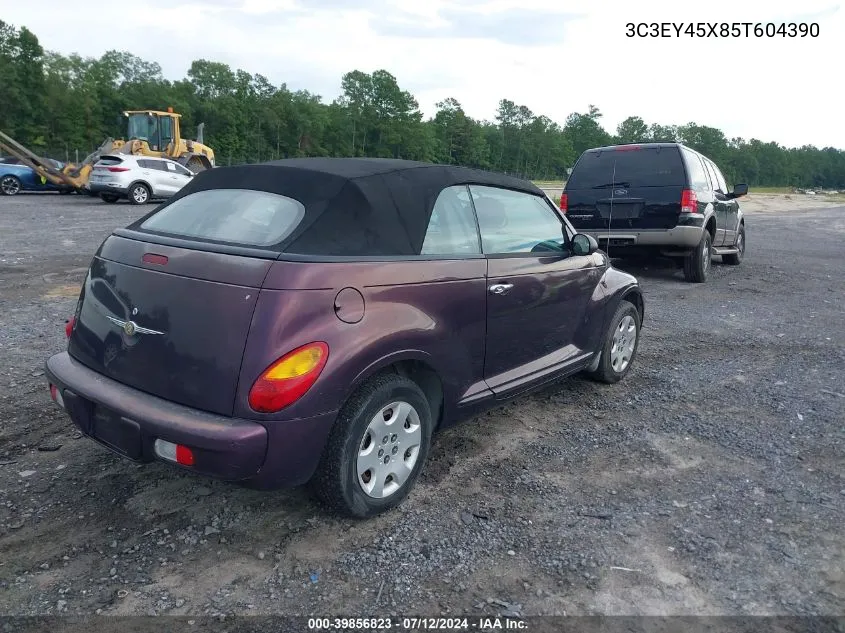 2005 Chrysler Pt Cruiser VIN: 3C3EY45X85T604390 Lot: 39856823