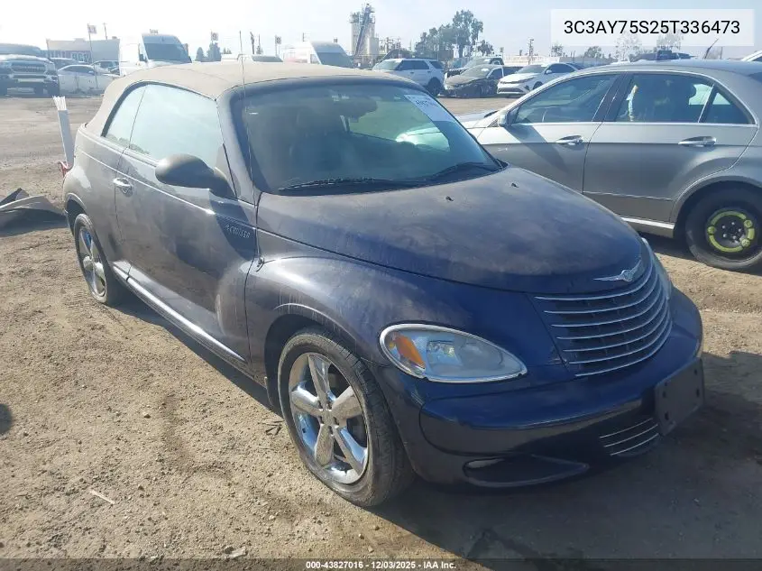 3C3AY75S25T336473 2005 Chrysler Pt Cruiser Gt