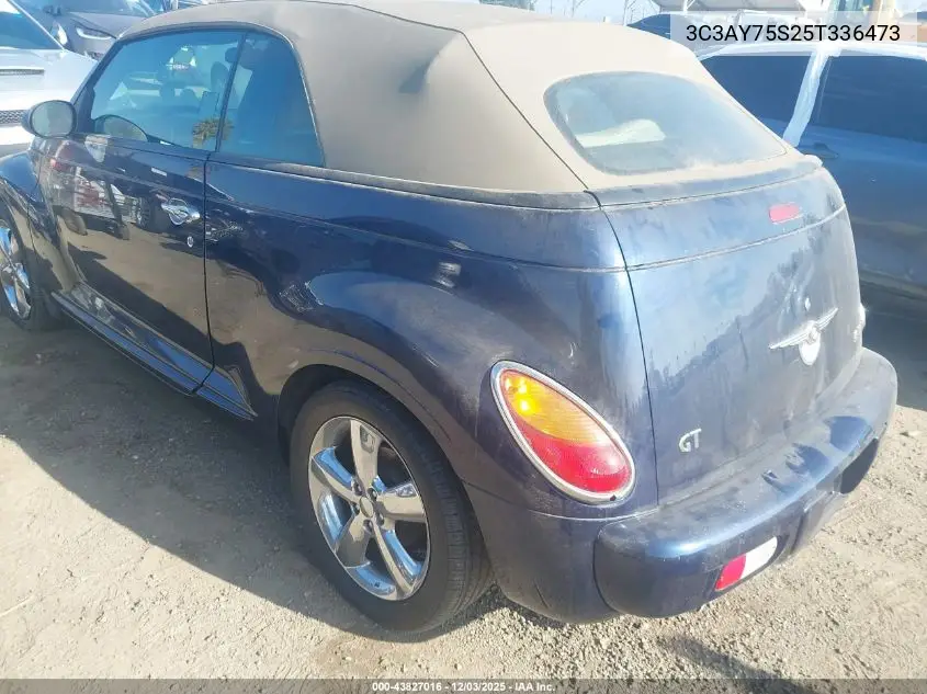 3C3AY75S25T336473 2005 Chrysler Pt Cruiser Gt