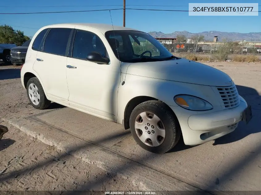 3C4FY58BX5T610777 2005 Chrysler Pt Cruiser Touring