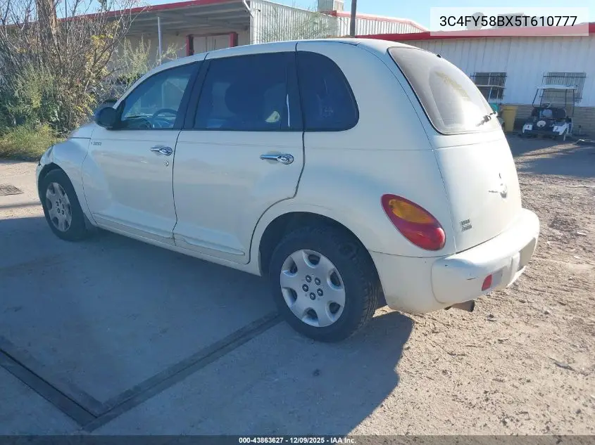 3C4FY58BX5T610777 2005 Chrysler Pt Cruiser Touring