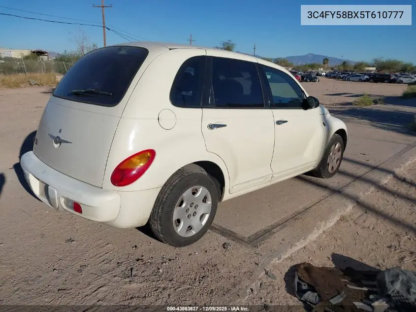 3C4FY58BX5T610777 2005 Chrysler Pt Cruiser Touring