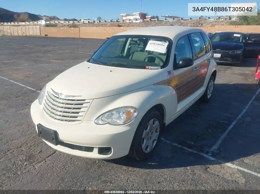 3A4FY48B86T305042 2006 Chrysler Pt Cruiser
