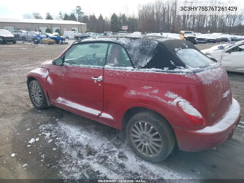 3C3HY75S76T261429 2006 Chrysler Pt Cruiser Gt