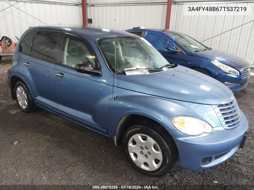 2007 Chrysler Pt Cruiser VIN: 3A4FY48B67T537219 Lot: 39878255