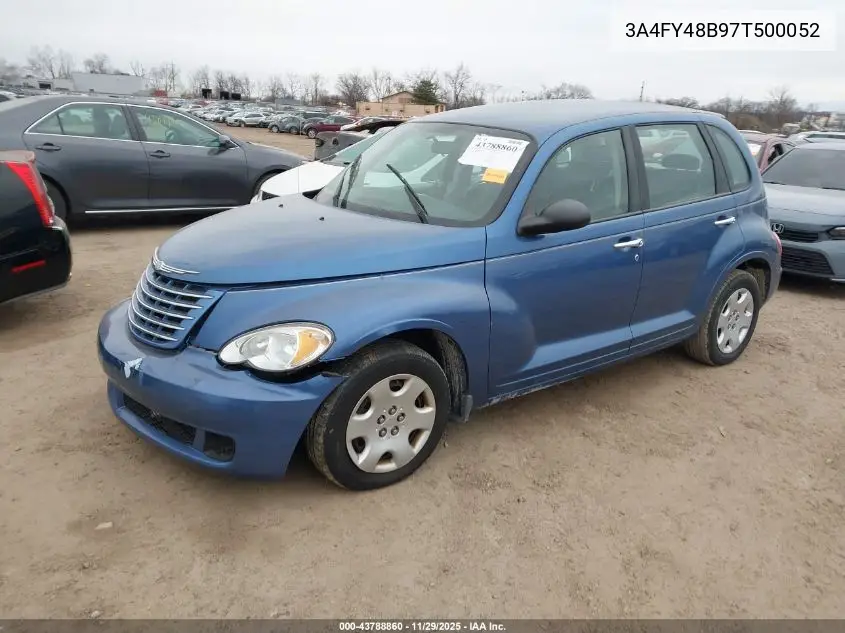 3A4FY48B97T500052 2007 Chrysler Pt Cruiser