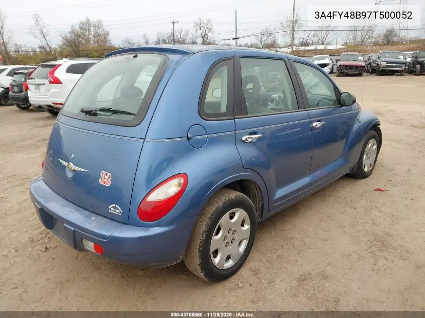 3A4FY48B97T500052 2007 Chrysler Pt Cruiser