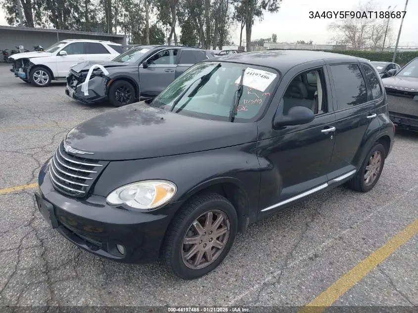 3A4GY5F90AT188687 2010 Chrysler Pt Cruiser Classic