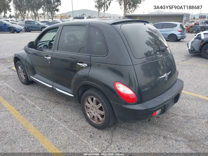 3A4GY5F90AT188687 2010 Chrysler Pt Cruiser Classic
