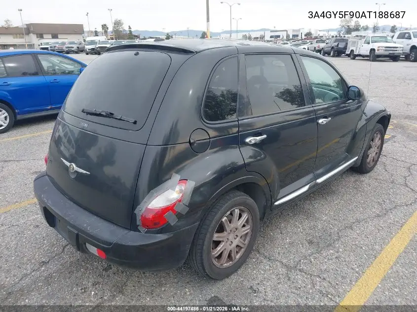 3A4GY5F90AT188687 2010 Chrysler Pt Cruiser Classic