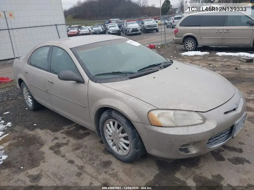 1C3EL46R12N139333 2002 Chrysler Sebring Lx/Lx Plus