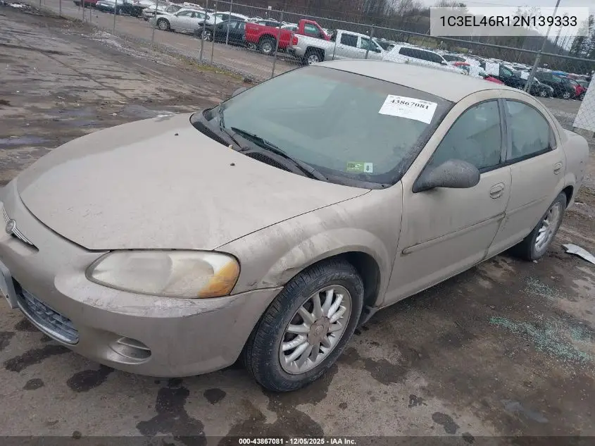 1C3EL46R12N139333 2002 Chrysler Sebring Lx/Lx Plus