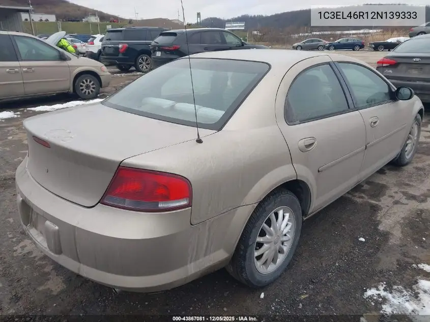 1C3EL46R12N139333 2002 Chrysler Sebring Lx/Lx Plus