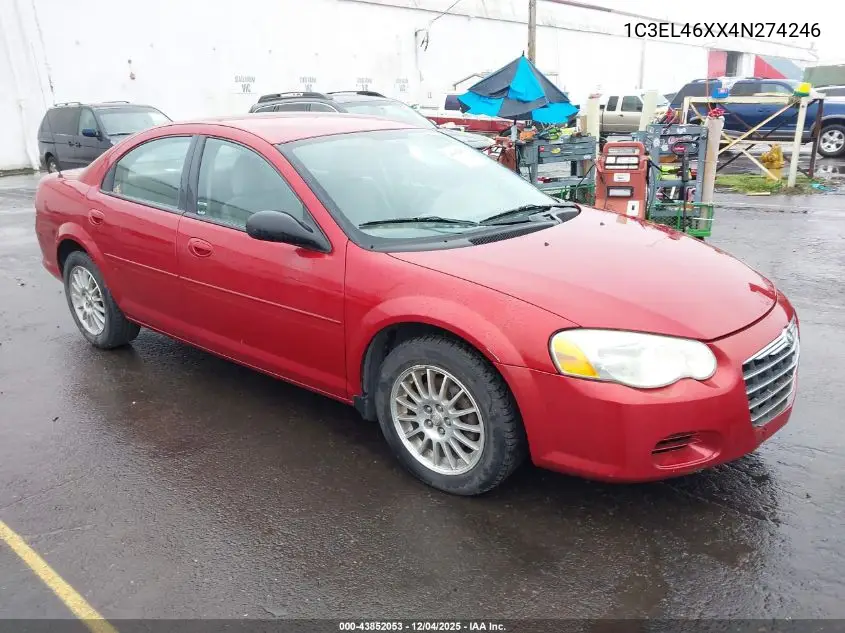 1C3EL46XX4N274246 2004 Chrysler Sebring Lx