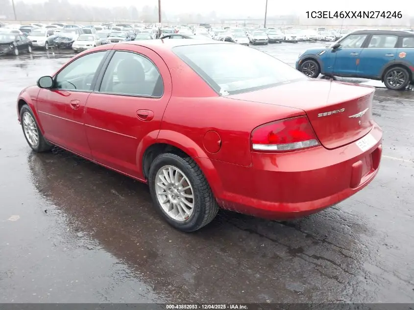 1C3EL46XX4N274246 2004 Chrysler Sebring Lx