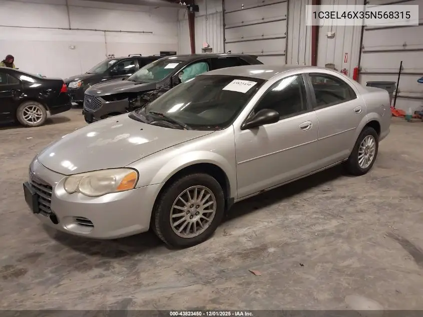 1C3EL46X35N568315 2005 Chrysler Sebring
