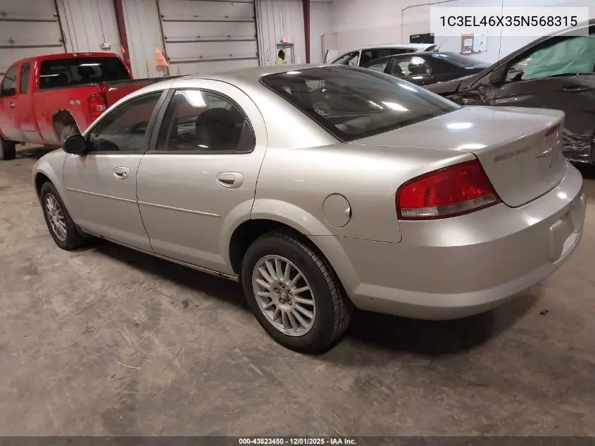 1C3EL46X35N568315 2005 Chrysler Sebring