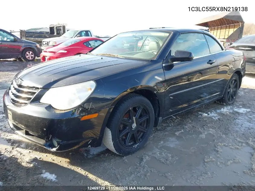 1C3LC55RX8N219138 2008 Chrysler Sebring Touring