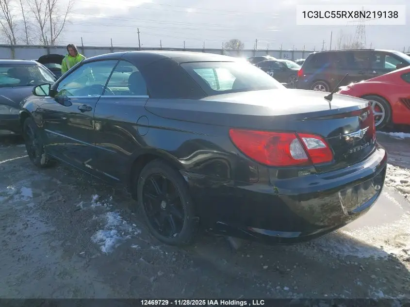 1C3LC55RX8N219138 2008 Chrysler Sebring Touring