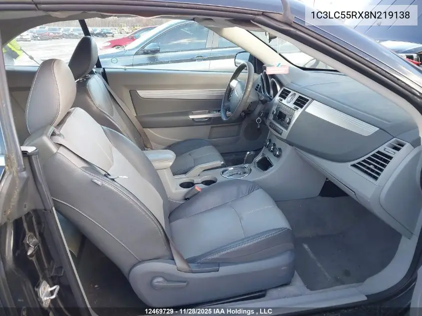 1C3LC55RX8N219138 2008 Chrysler Sebring Touring
