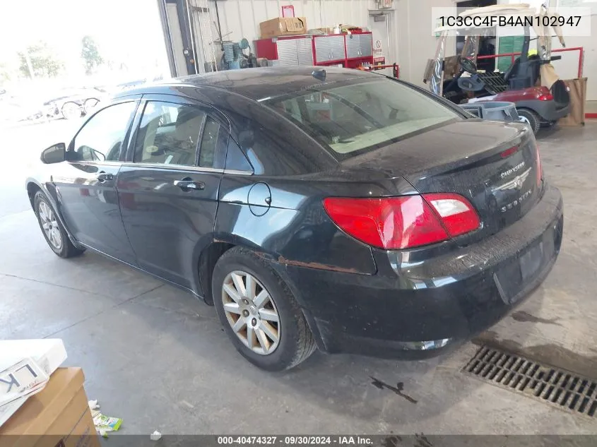 1C3CC4FB4AN102947 2010 Chrysler Sebring Touring