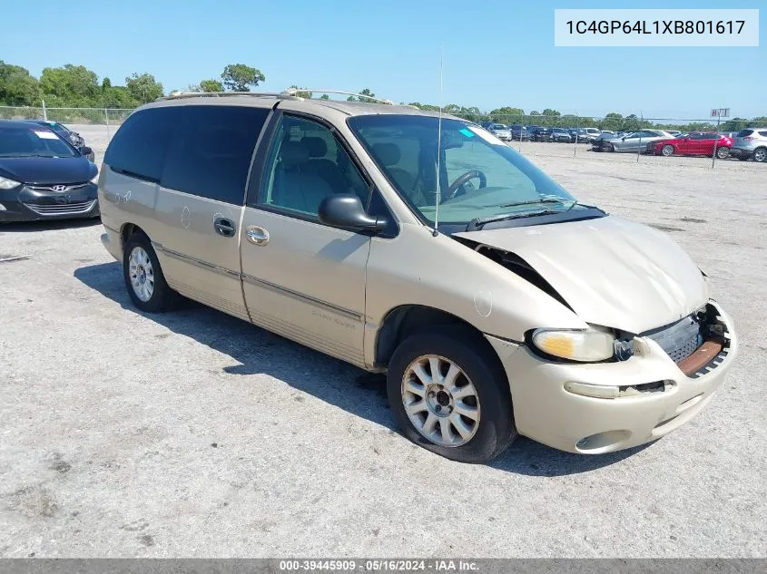 1999 Chrysler Town & Country Limited VIN: 1C4GP64L1XB801617 Lot: 39445909