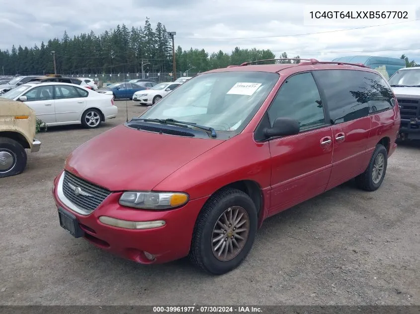 1C4GT64LXXB567702 1999 Chrysler Town & Country Limited