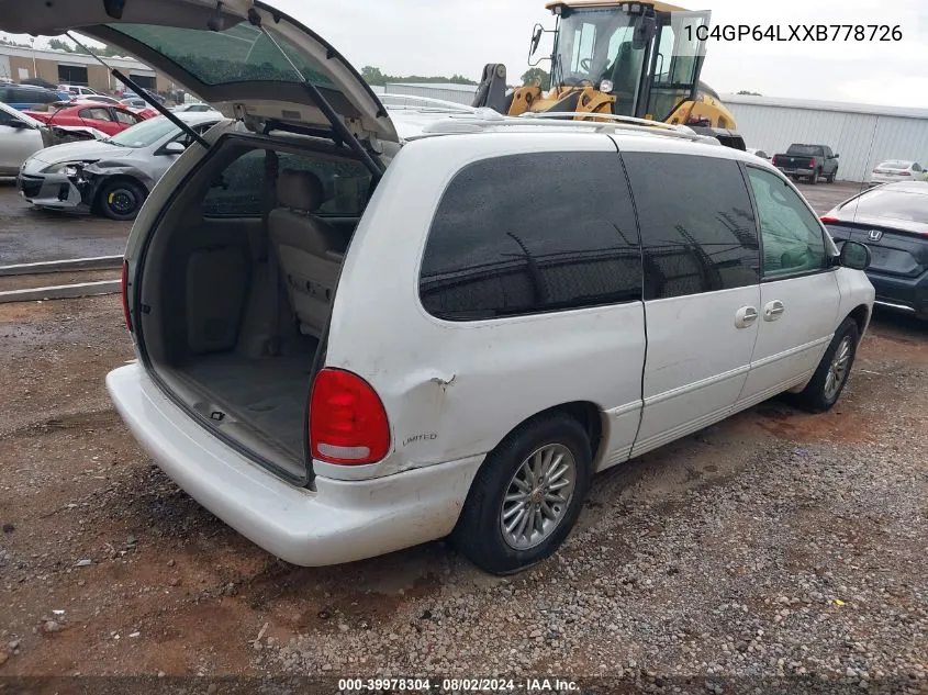 1C4GP64LXXB778726 1999 Chrysler Town & Country Limited