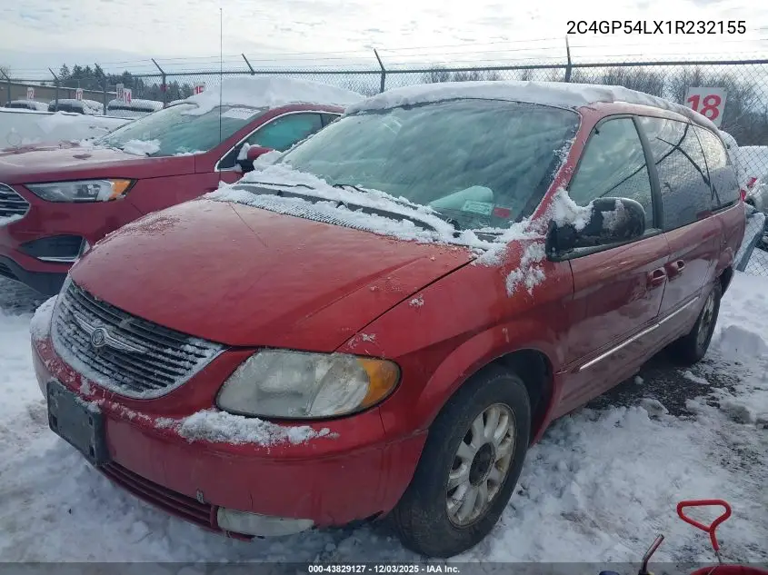 2C4GP54LX1R232155 2001 Chrysler Town & Country Lxi