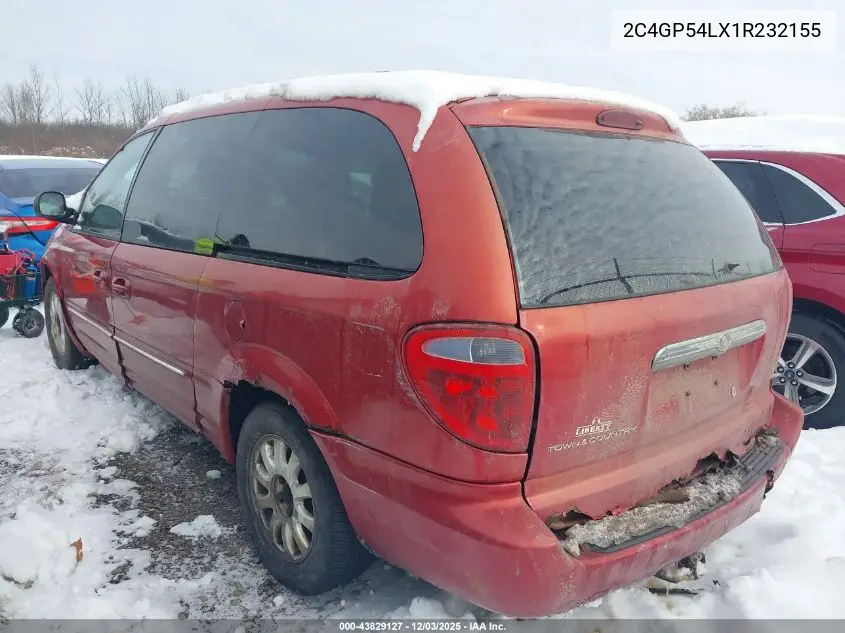 2C4GP54LX1R232155 2001 Chrysler Town & Country Lxi