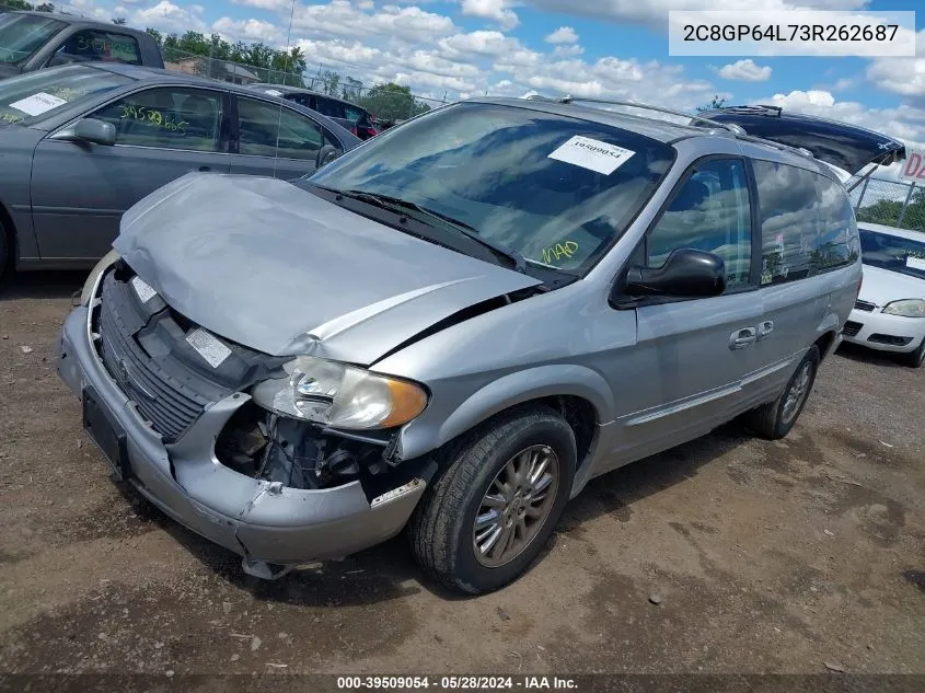 2003 Chrysler Town & Country Limited VIN: 2C8GP64L73R262687 Lot: 39509054