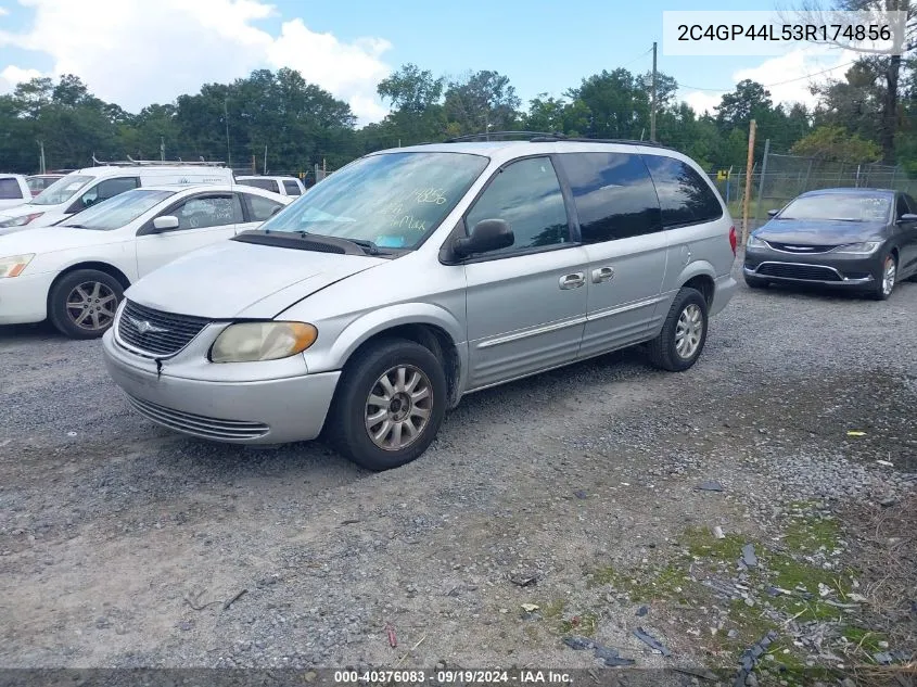 2003 Chrysler Town & Country Lx VIN: 2C4GP44L53R174856 Lot: 40376083