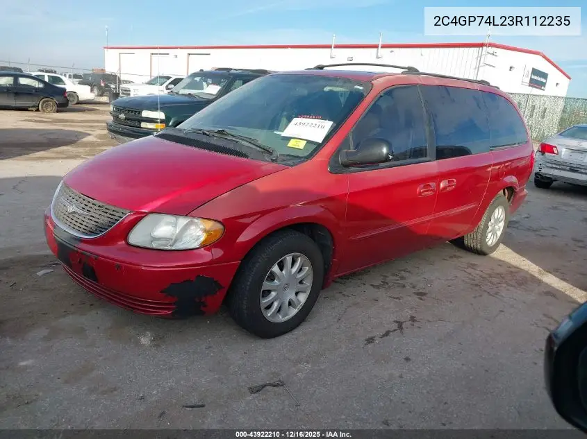 2C4GP74L23R112235 2003 Chrysler Town & Country Ex