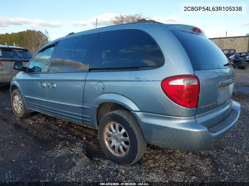 2C8GP54L63R105338 2003 Chrysler Town & Country Lxi